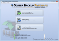 Ocster Backup Freeware Windows Edition screenshot